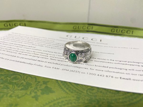Double G Feline Garden Green Ring - 图片 13