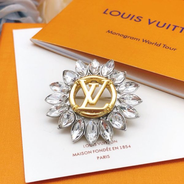18K Louis Sunflower Brooch - 图片 2