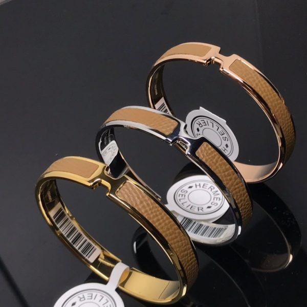 18K Olympe Brown H Bracelet - 图片 3