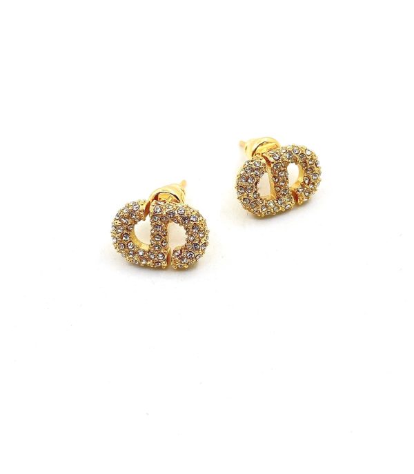 18K CD Diamonds Earrings - 图片 2