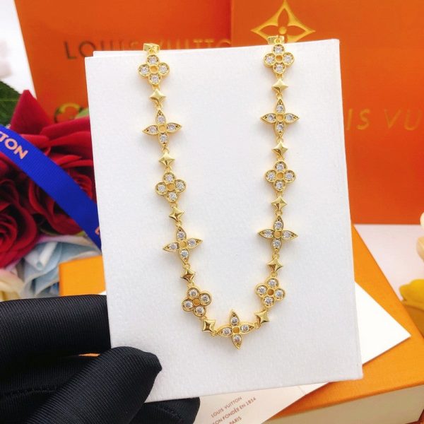 18K Louis Blooming Crystals Necklace - 图片 3