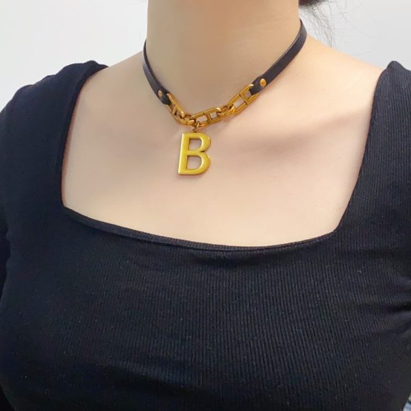 18K BB Choker Necklace - Image 4