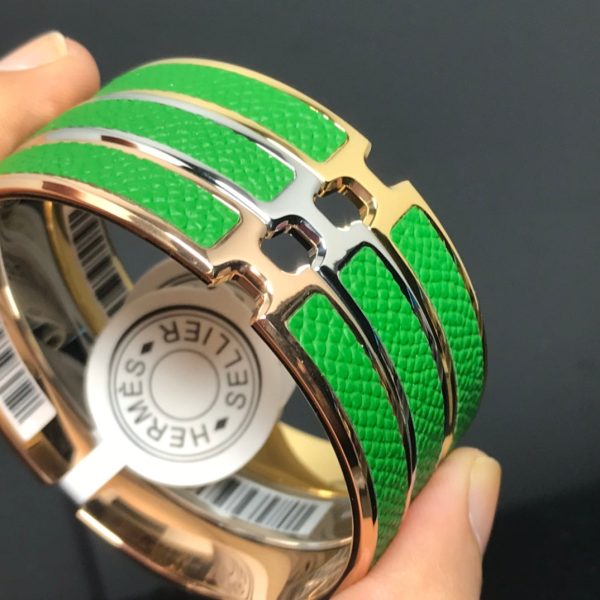 18K Olympe Green H Bracelet - 图片 4