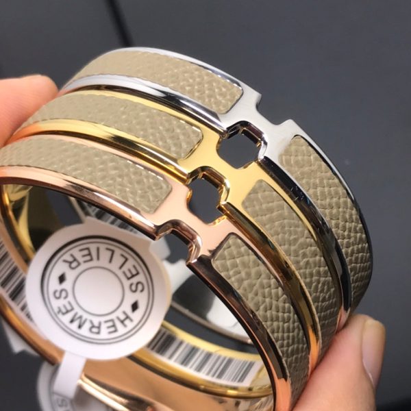18K Olympe Étoupe H Bracelet - 图片 5
