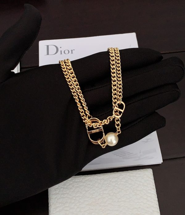 18K CD 30 Montaigne Choker Necklace - 图片 5