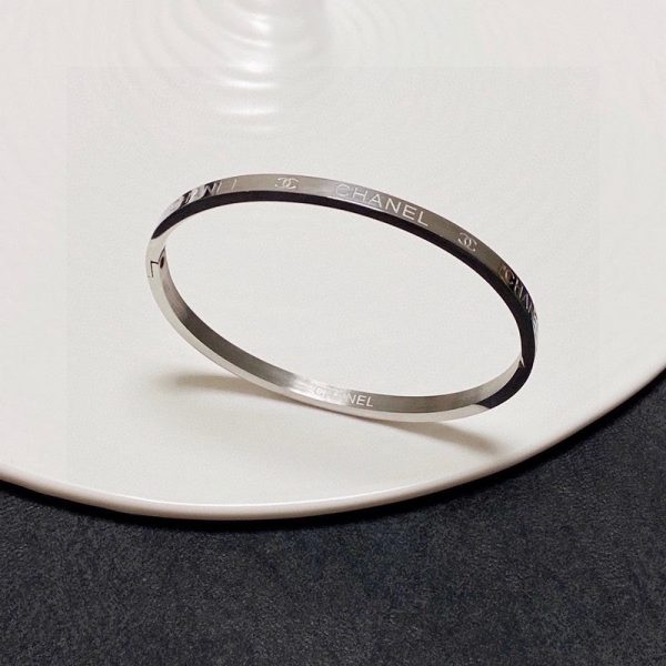 18K CC White Gold Bracelet - 图片 3
