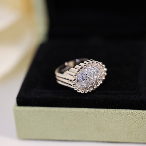 18K Perlée Diamond Ring - 图片 15