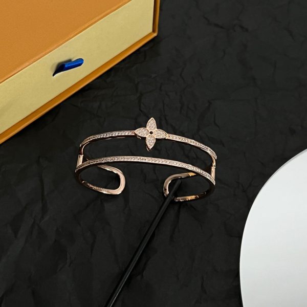 18K Louis Idylle Blossom Two-Row Bracelet - 图片 6