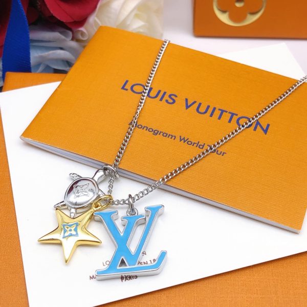 18K Louis Turquoise Chain Necklace - 图片 3
