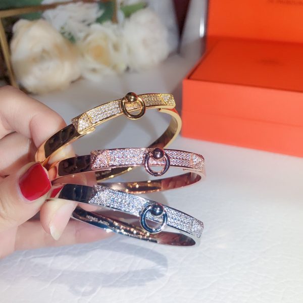 18K Collier De Chien Diamond H Bracelet - 图片 16