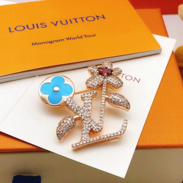 18K Louis Blooming Brooch - Image 6