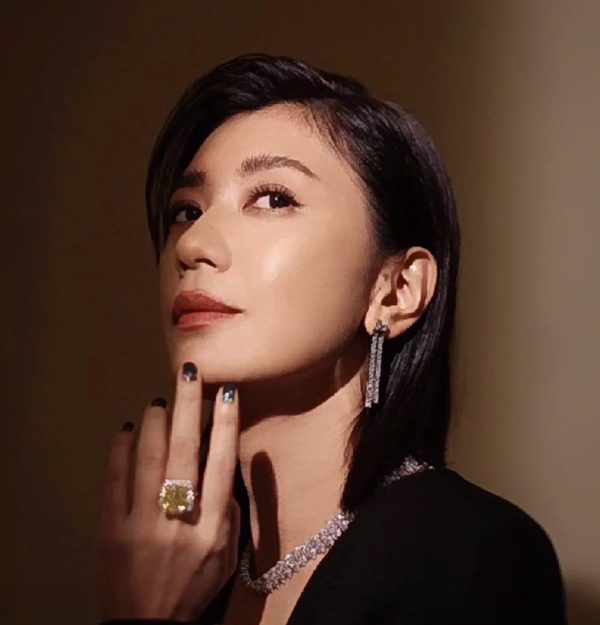 18K T Edge Drop Earrings - 图片 2