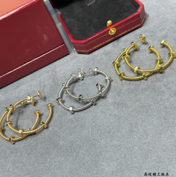 18K Ecrou De Earrings - 图片 8