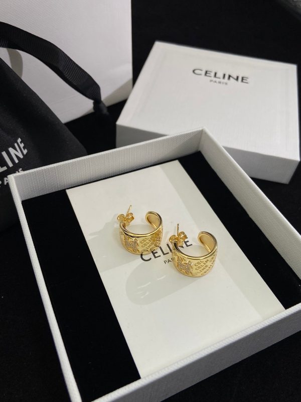 18k Triomphe Diamonds Earrings - Image 6
