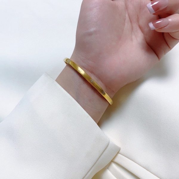 18K CC Yellow Gold Bracelet - 图片 6