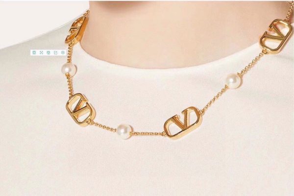 18K Garavani VLogo Necklace - 图片 5