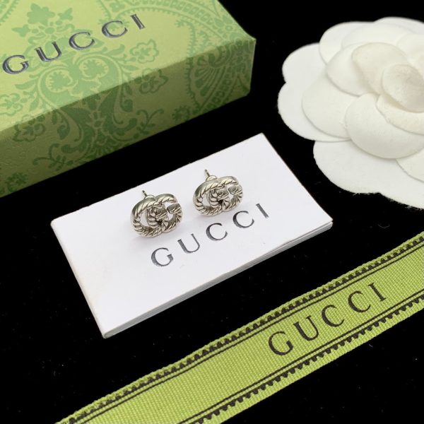 18K Double G Earrings - 图片 5