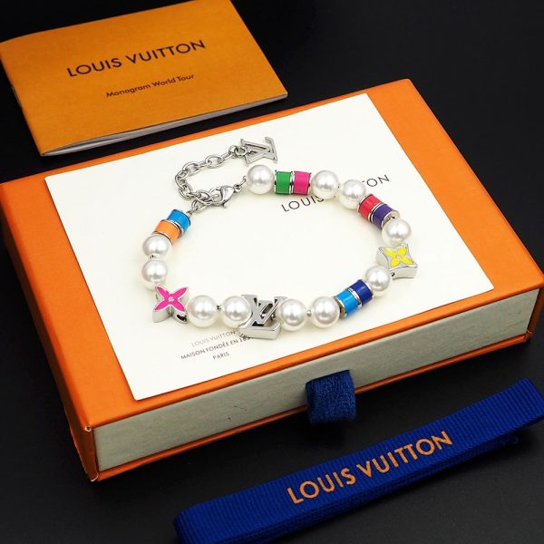 18K Louis MNG Pearls Party Bracelet - 图片 4