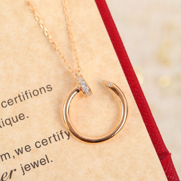 18K Juste Un Clou Diamonds Necklace - 图片 4