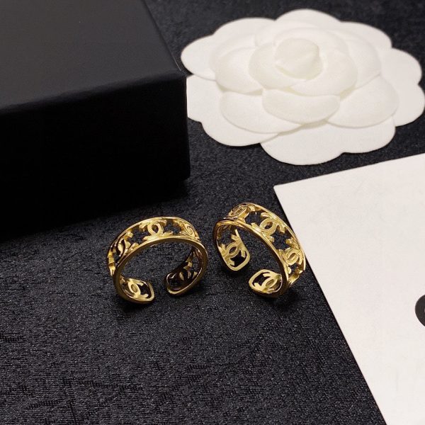 18K CC Vintage Openwork Ring - 图片 4