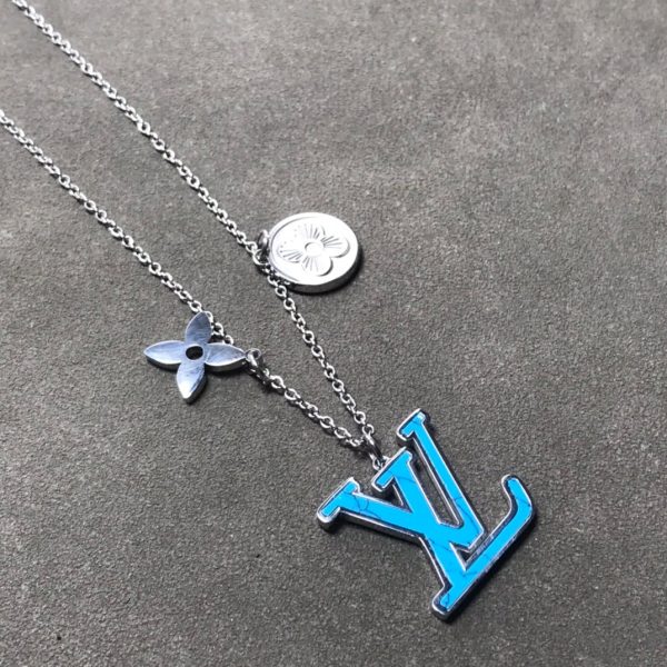 18K Louis Blue Turquoise Necklace - 图片 4