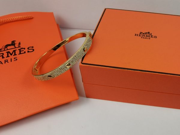 18K Collier De Chien Diamond H Bracelet - 图片 8