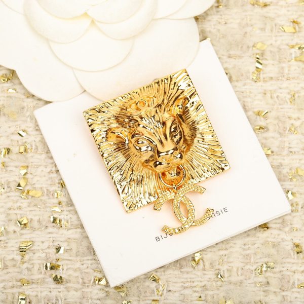 18K CC Tiger Brooch - 图片 3