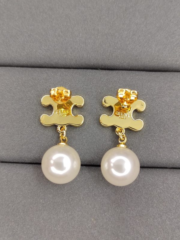 18K Triomphe Pearls Earrings - Image 3