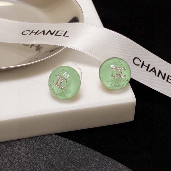 18K CC Green Earrings - 图片 8