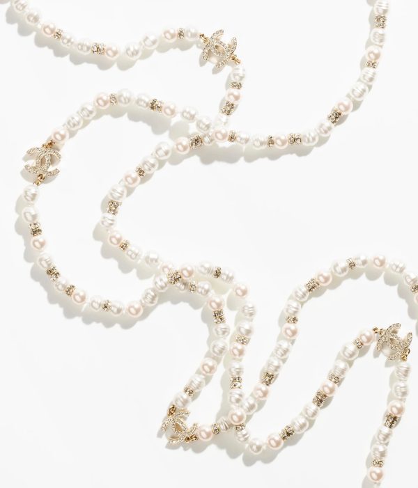 18K CC Pearl Choker Necklace - 图片 5