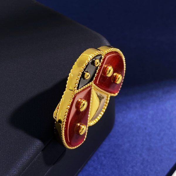 18K Lucky Animals Ladybug Clip Brooch - 图片 2