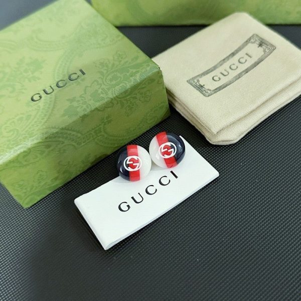 18K Double G Color Earrings - 图片 3