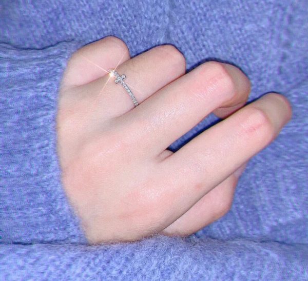 18K T Diamond Wire Ring - 图片 8