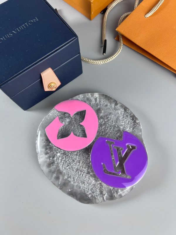 18k Louis Perfect Match Pink/Purple Earrings - 图片 4