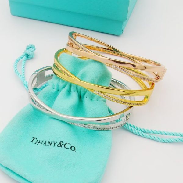 18K T Atlas x Narrow Hinged Bangle Bracelet - 图片 3