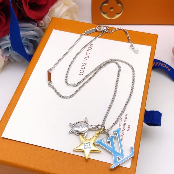 18K Louis Turquoise Chain Necklace - 图片 4