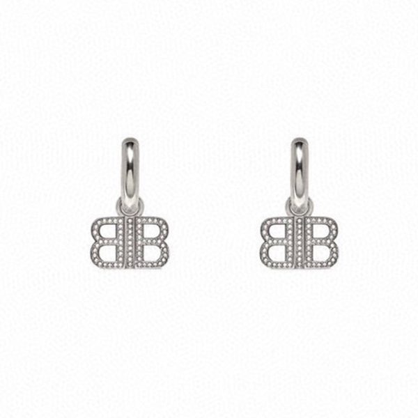 18K BB Pendant Earrings - 图片 2