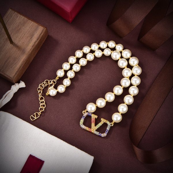 18K Garavani VLogo Signature Necklace - 图片 5
