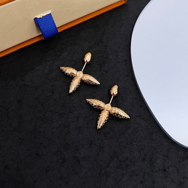 18K Louis Louisette Stud Earrings - 图片 3