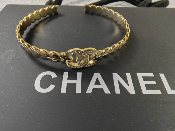 18K CC Diamonds Cuff Bracelet - Image 2