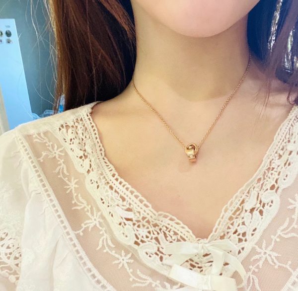 18K BV Two Rings Necklace - 图片 3