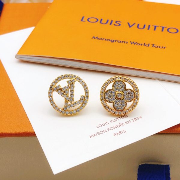18K Louis Blossom Diamond Earrings - 图片 5