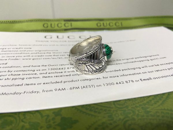 Double G Garden Snake Interlocking G Ring - 图片 9