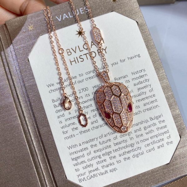 18K BV Serpenti Necklace - 图片 8