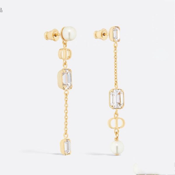 18K CD Tribales Crystal Earrings