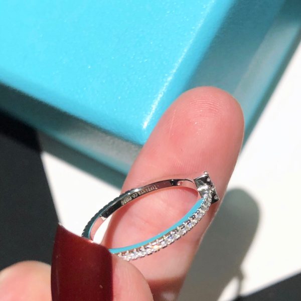 18K T Diamond Wire  Ring - 图片 9