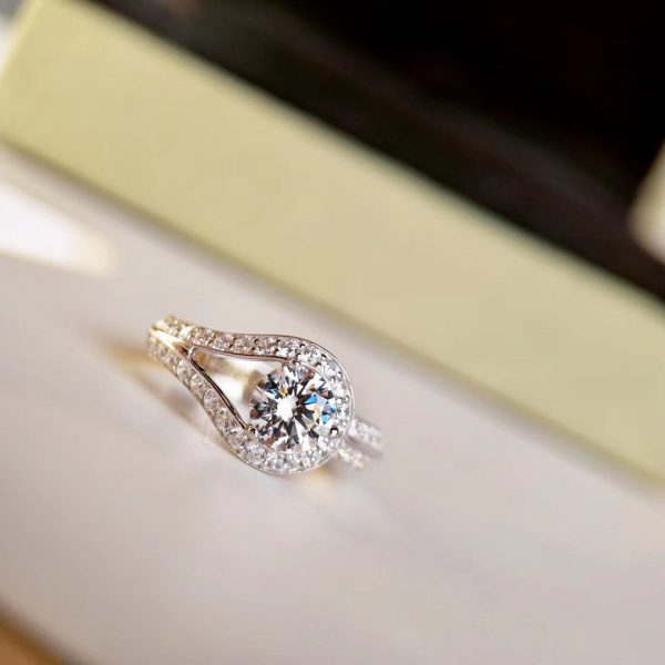 18K Couture Solitaire Ring - 图片 5