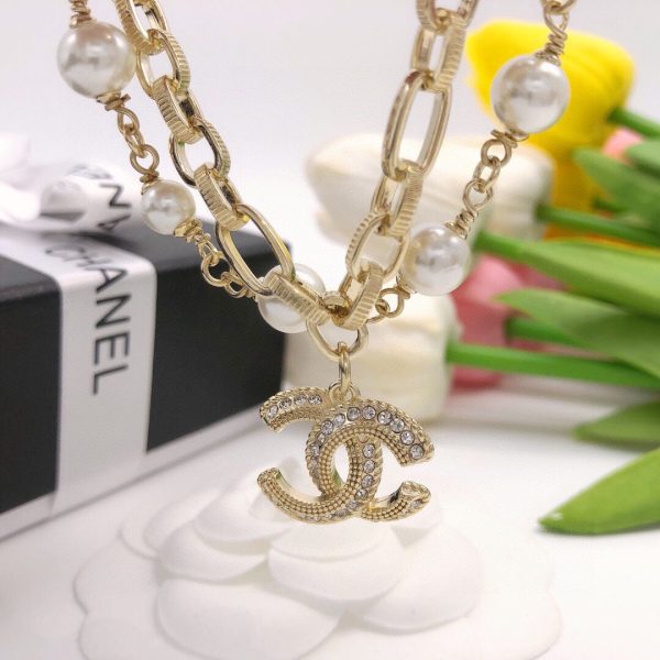 18K CC Pearl Chain Bracelet - 图片 3