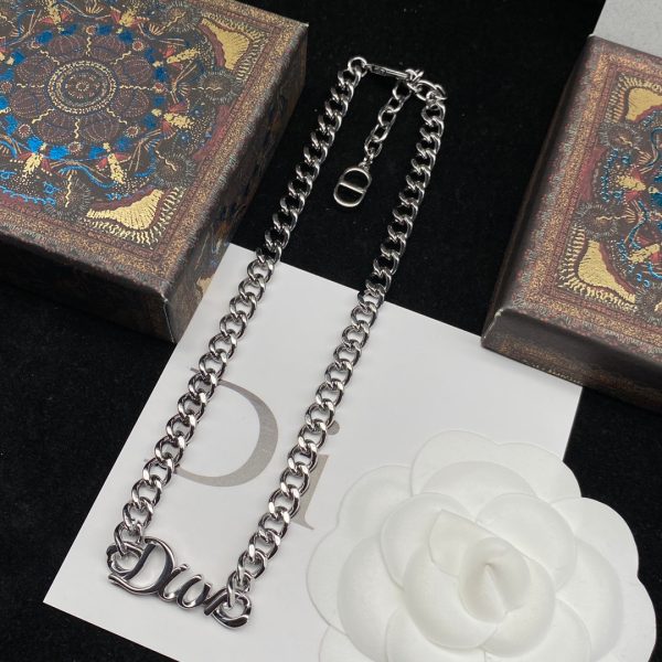 18K CD Love Chain Necklace - 图片 2