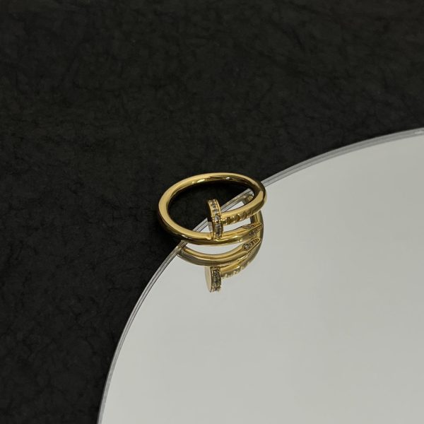 18K Juste Un Clou Diamonds Ring - 图片 3